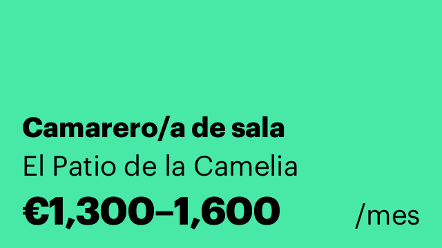 Camarero/a de sala