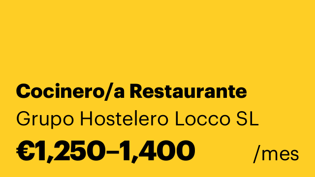 Cocinero/a Restaurante