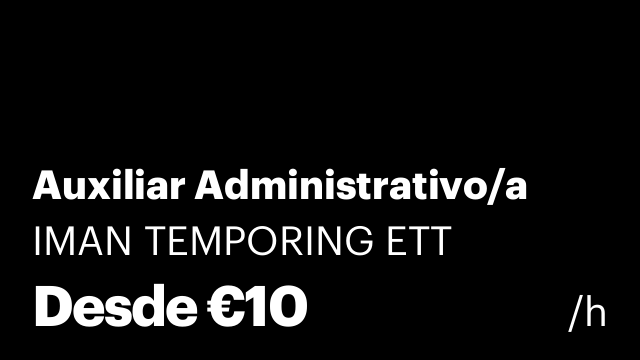 Auxiliar Administrativo/a