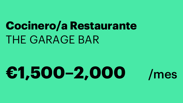 Cocinero/a Restaurante