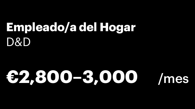 Empleado/a del Hogar
