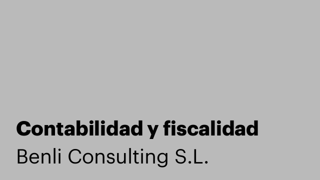 Contabilidad y fiscalidad