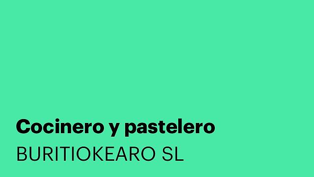 Cocinero y pastelero