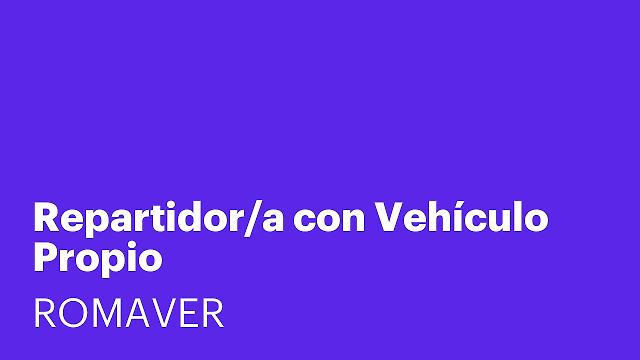 Repartidor/a con Vehículo Propio