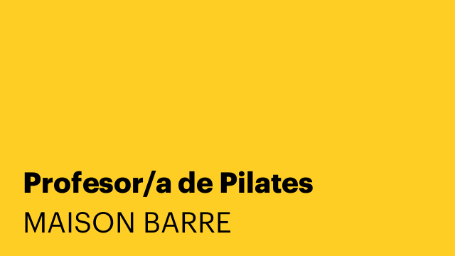 Profesor/a de Pilates