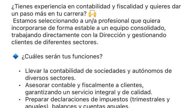 Contable Fiscal con Experiencia
