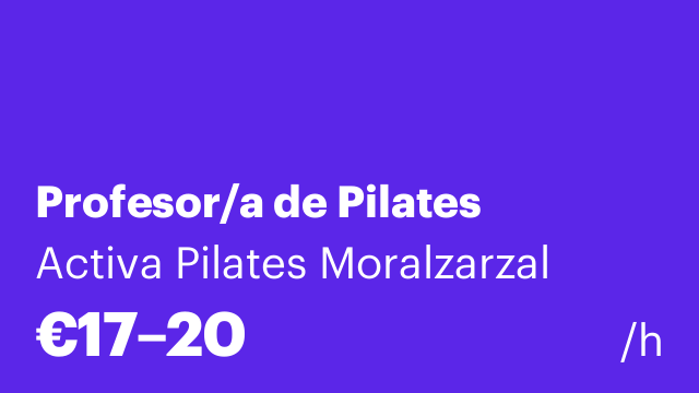 Profesor/a de Pilates