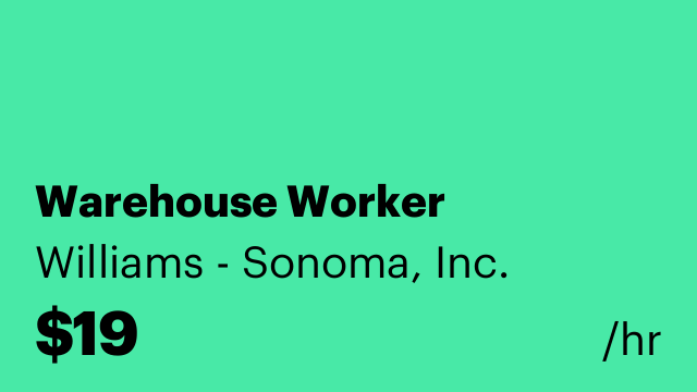Warehouse Worker