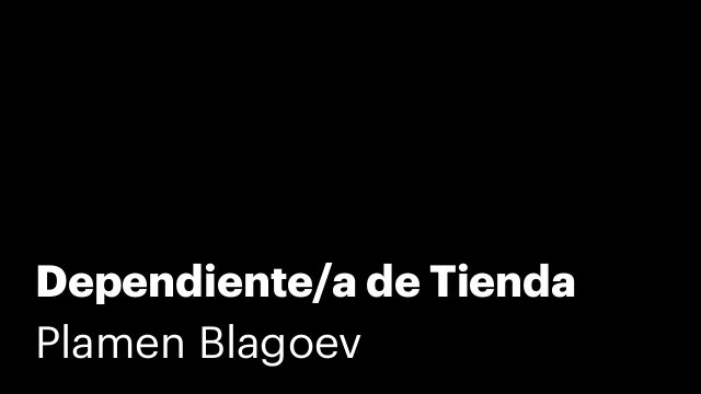 Dependiente/a de Tienda