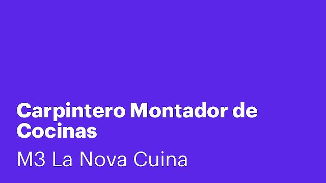 Carpintero Montador de Cocinas