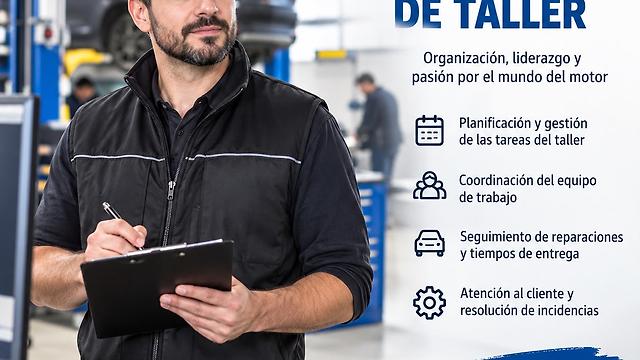 COORDINADOR/A DE TALLER – AUTOMOCIÓN