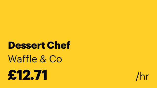 Dessert Chef