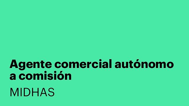 Agente comercial autónomo a comisión