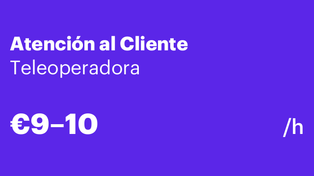 Atención al Cliente