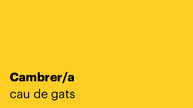 Cambrer/a