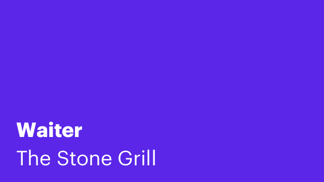 Waiter