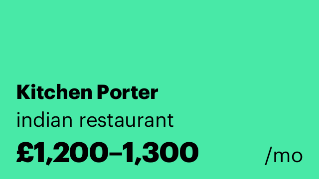 Kitchen Porter