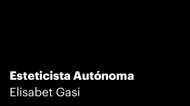 Esteticista Autónoma