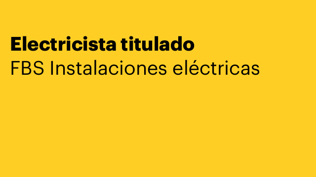 Electricista titulado
