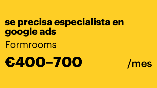 se precisa especialista en google ads
