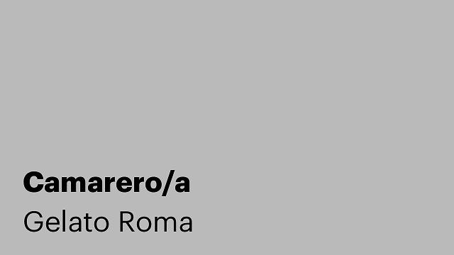Camarero/a