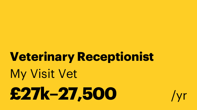 Veterinary Receptionist