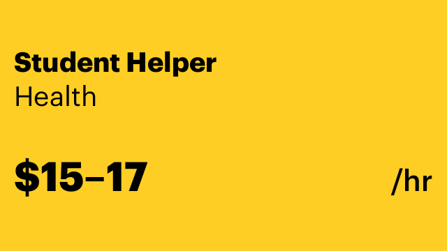 Student Helper