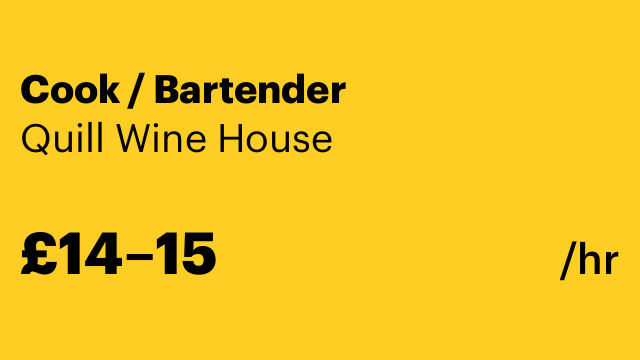 Cook / Bartender