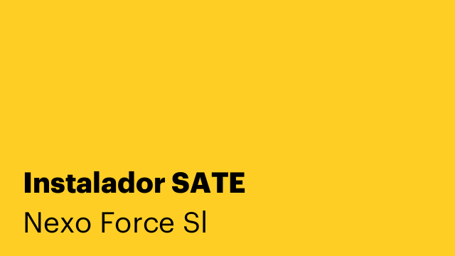 Instalador SATE
