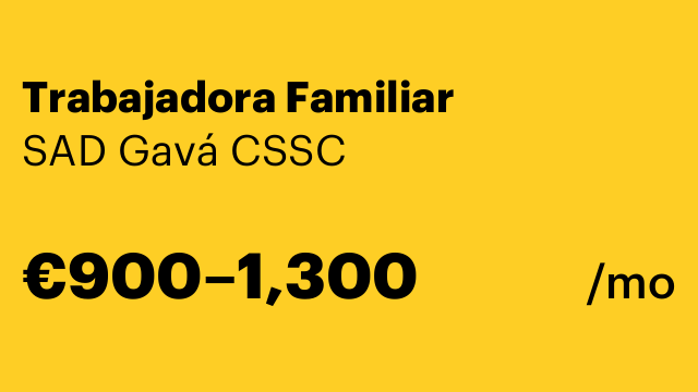 Trabajadora Familiar