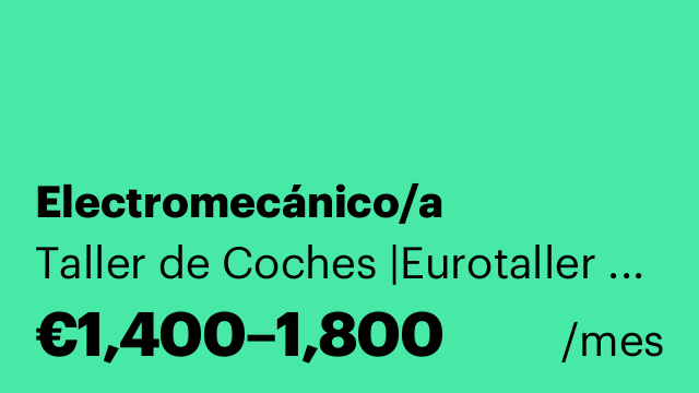 Electromecánico/a