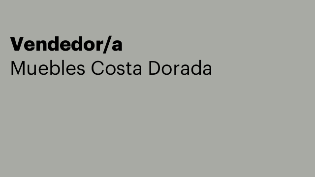 Vendedor/a