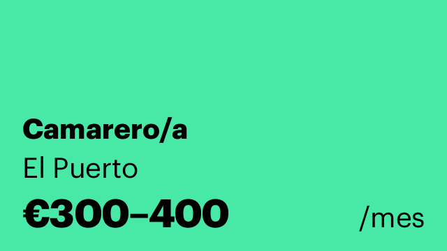 Camarero/a