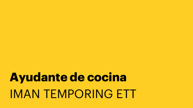 Ayudante de cocina