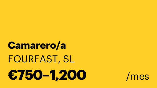 Camarero/a