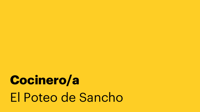Cocinero/a