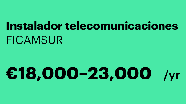 Instalador telecomunicaciones