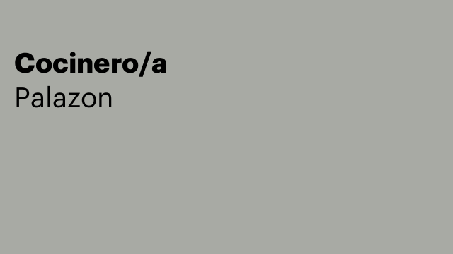 Cocinero/a