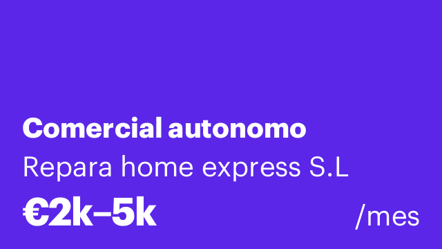 Comercial autonomo