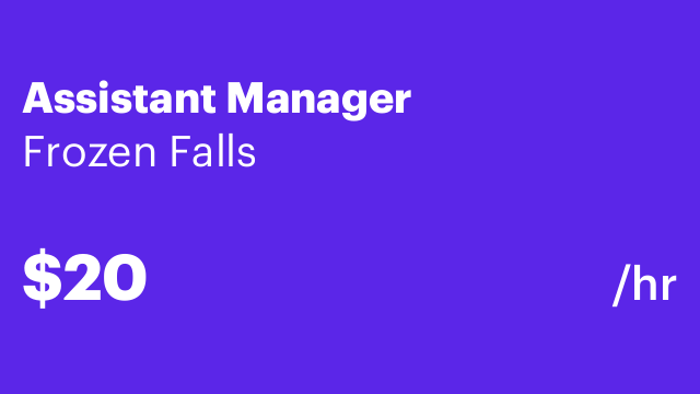 Assistant Manager