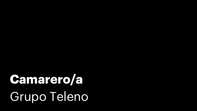 Camarero/a