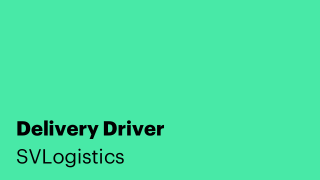 Delivery Driver
