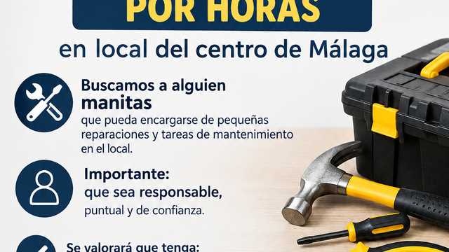 Operario/a de Mantenimiento