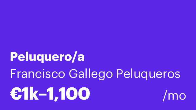 Peluquero/a