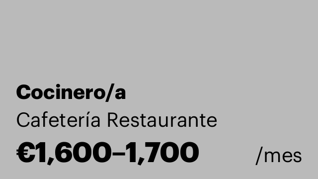 Cocinero/a