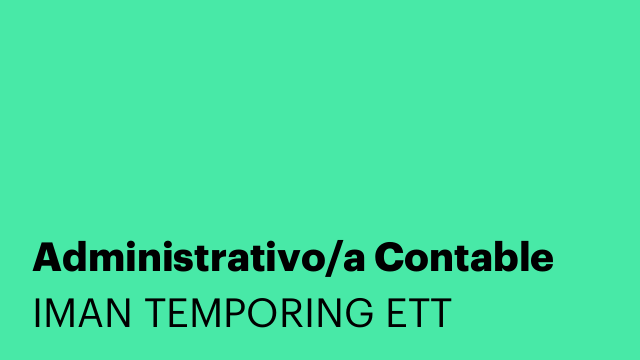 Administrativo/a Contable