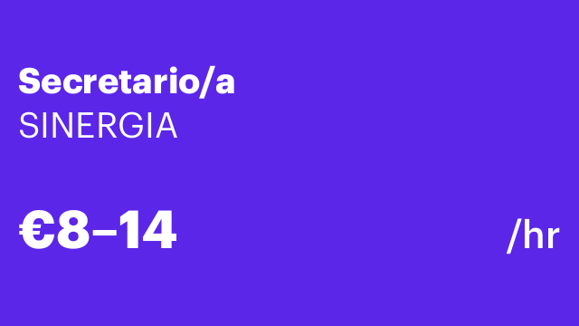 Secretario/a