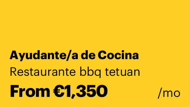 Ayudante/a de Cocina