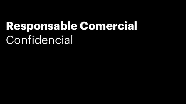 Responsable Comercial