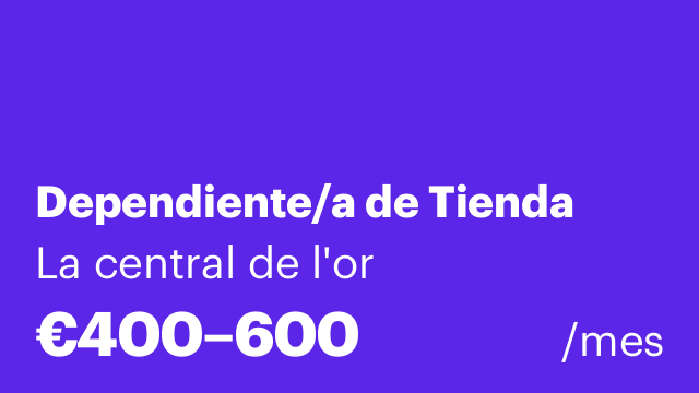 Dependiente/a de Tienda